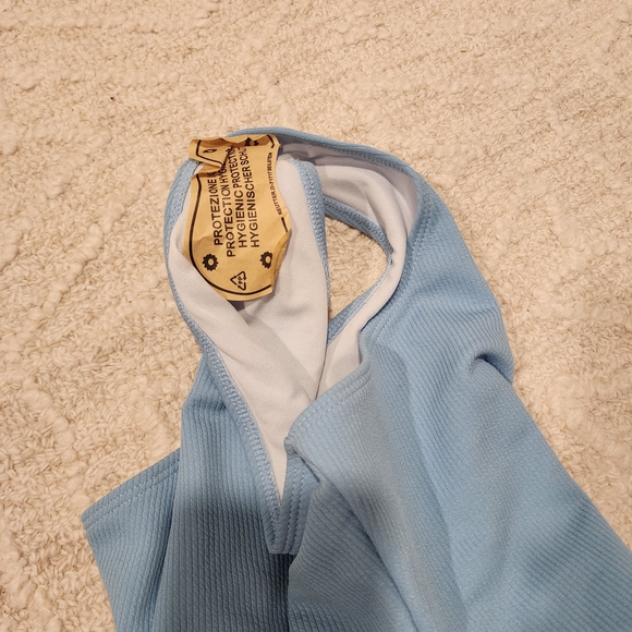 Blue Women's One Piece Swimsuit - Picture 8 of 12